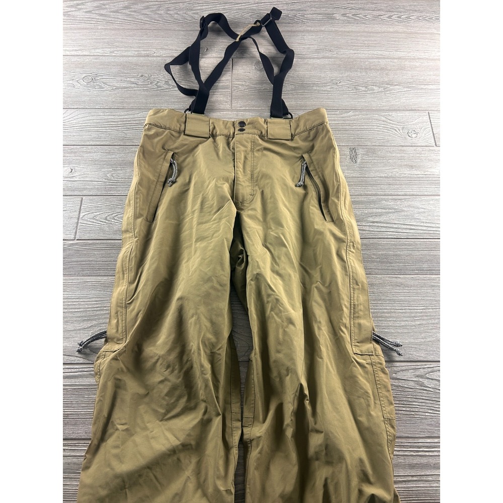 Vintage Patagonia Drop Set Ski Pants Green Bibs Overalls Size 34 Gore-Tex